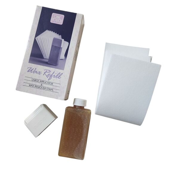 Vintage One Touch Roll On Waxer with 4 Refills Personal Legs Arms Face Body - Picture 7 of 11